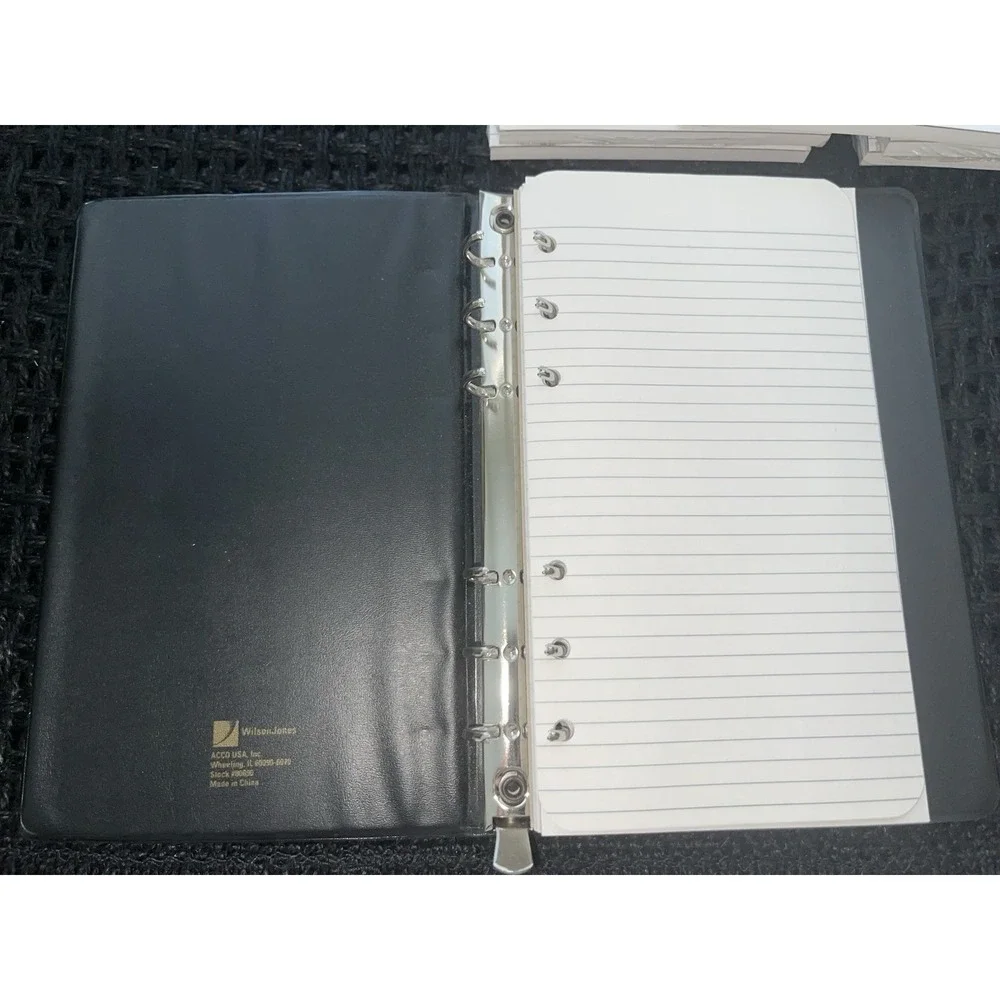 NOS VTG Binder &1993 Mead Memo Book Refill 6 Ring 3.75